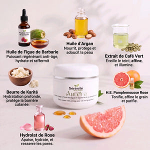 Sérénité - crème de nuit-50 g - Aurora Beauté