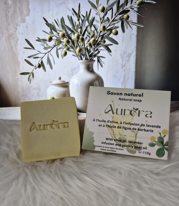 Savon – Olive et Figue de Barbarie - Aurora Beauté