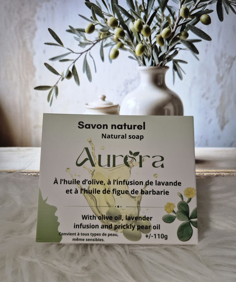 Savon – Olive et Figue de Barbarie - Aurora Beauté