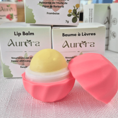 Baume à lèvre - Framboise - 7g - Aurora Beauté